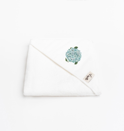 Ręcznik niemowlęcy BLUE FLOWERS